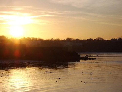Zachód słonca :: Dun Laoghaire Irlandia #DunLaoghaire #irlandia #Dublin #zachód #słońce