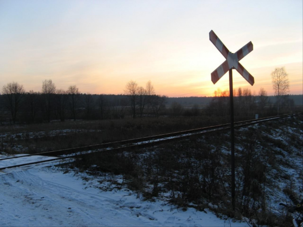 Zachód słońca 30.12.2006r.