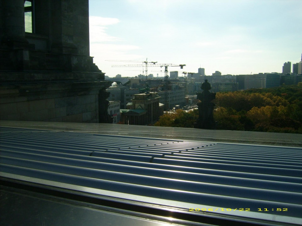 Berlin, widok z Reichstagu.