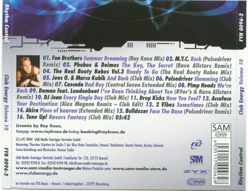 Club Energy Vol. 10 (Mixed by Ray Knox)