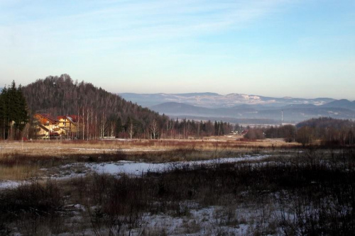 widok z drogi do domu