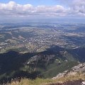 szczyt zdobyty! panorama Zakopanego i pasma Gubałówki