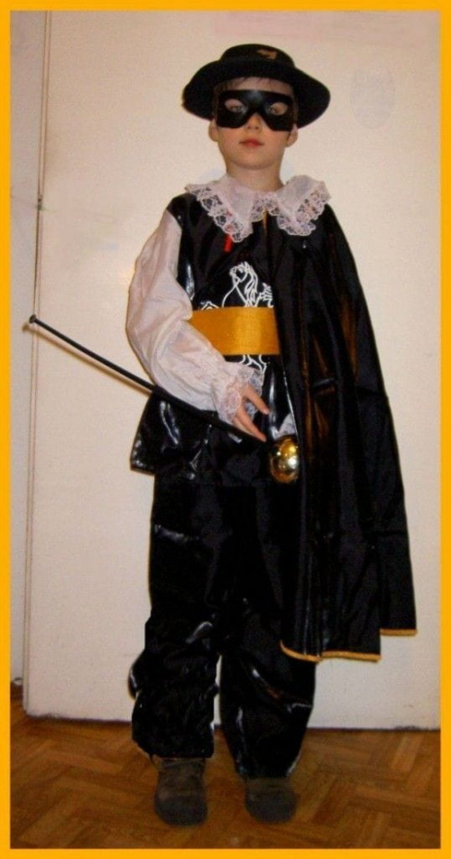 Zorro,rozm.116-150cm #KostiumyTeatralne #przebrania #stroje #karnawał