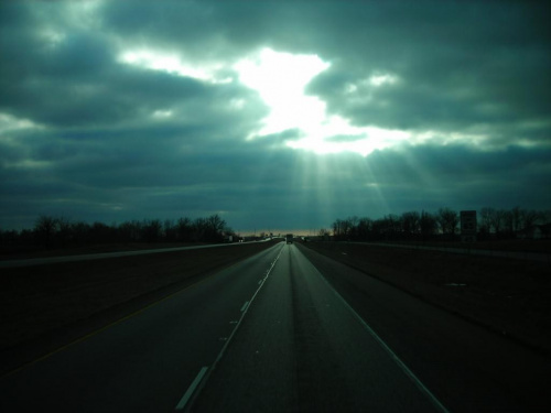Missouri przed zachodem słońca.