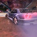 Mój Nissan SkyLine GT-R34 do Turnieju o mistrza kierownicy BayView w grze NFS Underground 2