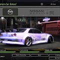 Mój Nissan SkyLine GT-R34 do Turnieju o mistrza kierownicy BayView w grze NFS Underground 2