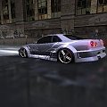 Mój Nissan SkyLine GT-R34 do Turnieju o mistrza kierownicy BayView w grze NFS Underground 2