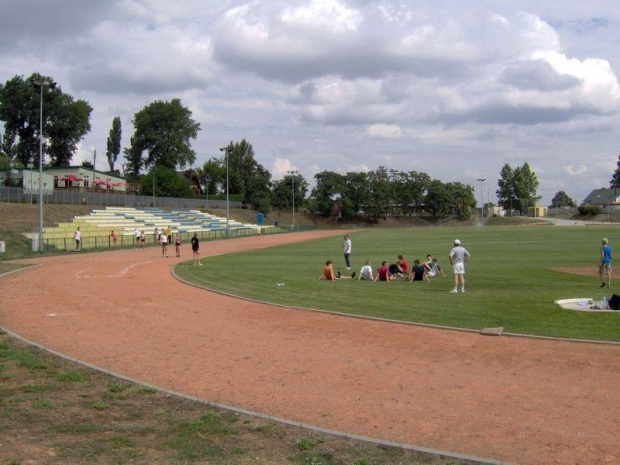 Stadion w Więcborku.