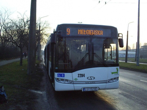 Pierwszy dzień kursowania 2284 w Lublinie.