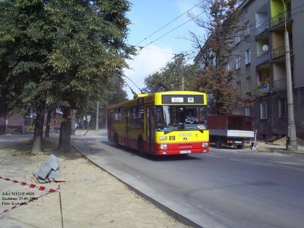 818. Jedyny niskopodłogowy trolejbus w Lublinie