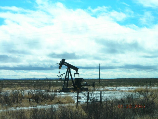 Texas, trasa wdłuż granicy USA od pólnocnego zachodu do Laredo