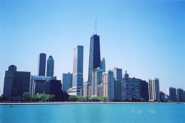 #Chicago #panorama #Hancock #miasto