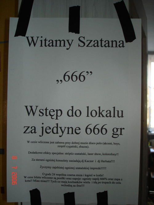 Impreza u Szatana