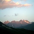 tadzykistan, wieczorny widok z przełęczy Anzob #azja #gory #Pamir #tadzykistan