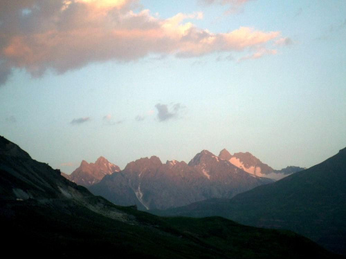 tadzykistan, wieczorny widok z przełęczy Anzob #azja #gory #Pamir #tadzykistan
