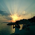 #Chorwacja #Dalmacja #Split #BaskaVoda #ZachódSłońca