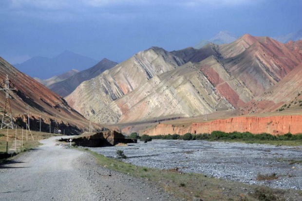 Kirgistan, droga do Osz. #Kirgistan #Pamir #gory #Azja