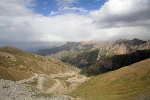 Kirgistan, przełęcz Taldyk
