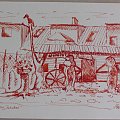 (piórko tusz -sepia) bar Jakubek w Rydzewie