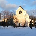 Puławy - Kościół Garnizonowy #Puławy #zima #kościół
