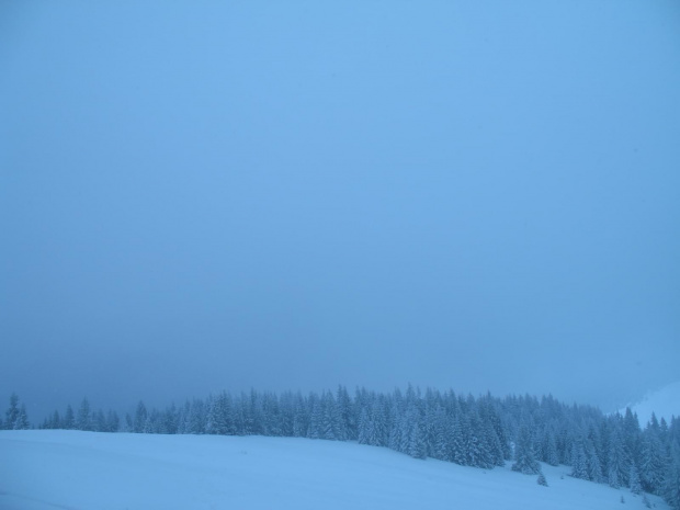 Wyjazd w Gorce 2007; panorama spod schroniska na Turbaczu