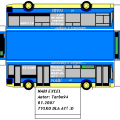 Model autobusu NABI Excel.