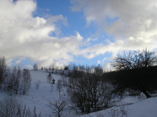 Zimowe krajobrazy #zima #góry #Sudety #śnieg #spacer