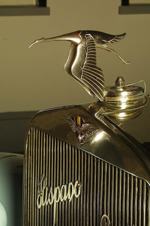 De Spaans/Zwitserse automobielfabriek Hispana-Suiza had een ooievaar als mascotte, een ontwerp van de beeldhouwer François-Victor Bazin uit 1919.
http://www.zilverbank.nl/cachet/15_pronken_met_een_mascotte.shtml #WizerunekBociana #SymbolBociana